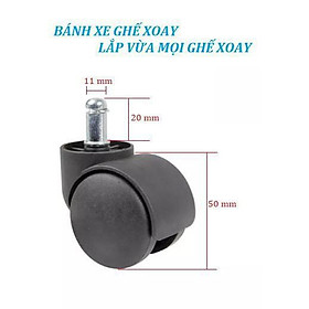 Bánh xe ghế xoay văn phòng - có thể tự lắp đặt