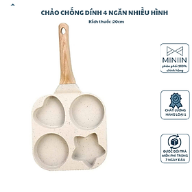 Mua Chảo Chống Dính 4 Ngăn Nhiều Hình – Tiện Lợi Cho Bữa Sáng Gia Đình - HÀNG CHÍNH HÃNG MINIIN