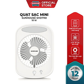 Mua QUẠT SẠC MINI SUNHOUSE SHD7110- Hàng chính hãng