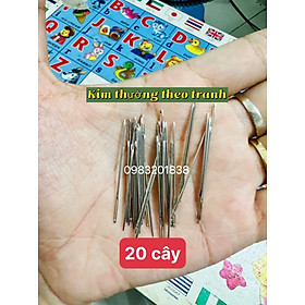 Mua Kim thêu tranh chữ thập  kim này thường được tặng trong tranh  dễ cầm nắm  dễ thêu