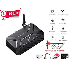 Mua Hàng Chính Hãng - Bộ Thu Phát Âm Thanh T-R22-JA Bluetooth 5.0 Phạm Vi Kết Nối 15m Chế Độ Chuyển Đổi Linh Hoạt RX TX Tương Thích Rộng Rãi RCA  AUX  USB Điện Thoại Máy Tính Bảng TV PC Đầu Đĩa Chip Âm Thanh Cao Cấp Hỗ Trợ Đàm Thoại Rảnh Tay - ROGTZ