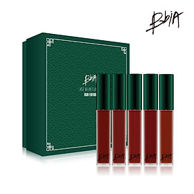 Set 5 Cây son kem lì BBia Last Velvet Lip Tint Asia Edition (5 cây x 5g)