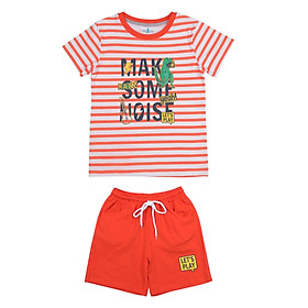 BỘ THUN IN  SỌC BÉ TRAI TỪ 4-10 TUỔI BỘ BÉ TRAI 100% COTTON 4C -919