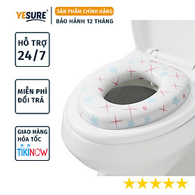 Đệm Toilet ngồi đi vệ sinh , giúp  thu nhỏ bồn cầu trẻ em Cleverbees - Hàng chính hãng