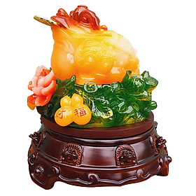 Mua Cóc Ngậm Tiền Vàng Cao 23cm - Vàng