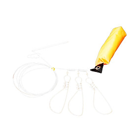 Stainless Steel Fishing Stringer Live Fish Lock, Big Fish Wire Fish Lock with Float