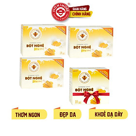 Combo 3 hộp Bột nghệ uống liền Honimore 288g (18 gói) - TẶNG 1 HỘP 10 GÓI - khỏe dạ dày, đẹp da