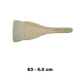 Mua Chổi dặm vàng lông dê đầu bằng kích thước đầu lông từ 2.5cm đến 11cm chuyên dùng dát vàng chống xước