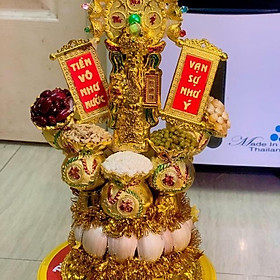 Mua Cây tỏi chưng Thần Tài- túi ngũ đậu vàng chiêu tài