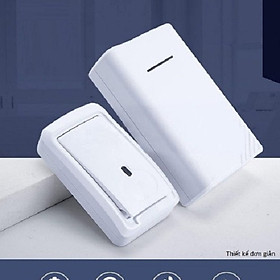 Mua Chuông gia đình không dây cao cấp  chống nước tuyệt đối thích hợp chống bụi ML02 ( Tặng kèm 03 nút kẹp cao su đa năng ngẫu nhiên )