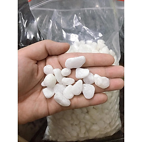 1kg sỏi trắng , đá trắng trang trí tiểu cảnh , cây cảnh , hồ cá
