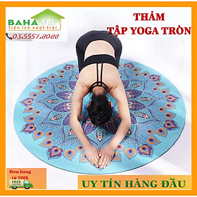 Mua THẢM YOGA TRÒN TẠO NĂNG LƯỢNG  BAHAMAR  tích tụ năng lượng tốt truyền cho người tập rất êm và mịn màng