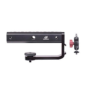 Khớp Nối Mở Rộng Góc Quay Tay Cầm Đơn DF DIGITALFOTO VISIONBH Để Gắn Micro LED Cho Gimbal DJI Ronin S Zhiyun Crane 2 Moza Air 2 FeiyuTech