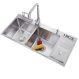 Mua CHẬU RỬA INOX KAFF KF-HM10045 - Hàng Chính Hãng