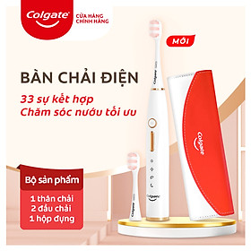 [Gift] Bàn chải điện Colgate trắng sáng răng công nghệ sóng âm với 33 chế độ chăm sóc nướu