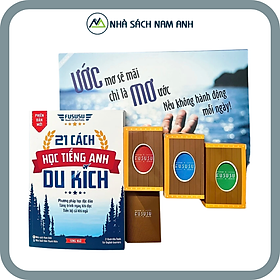Combo Sách 21 Cách Học Tiếng Anh Du Kích Kèm Bộ 3 Hòm Kho Báu 156 Flashcard Câu Nói Hay Và Quà Tặng Độc Đáo Từ Fususu (Mới)