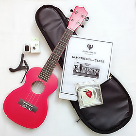 Mua Combo khuyến mãi đặc biệt khi mua đàn Ukulele Concert Woim 33A19 cao cấp - Mua 1 tặng 7