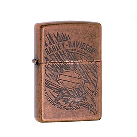 Bật Lửa Zippo 29664 – Zippo Harley-Davidson Antique Copper Eagle