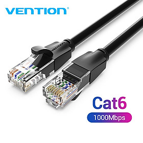 Dây cáp mạng Lan Cat6 Dẹt Vention 0.5m/1m/1.5m/ 5m tốc độ cao - Hàng chính hãng