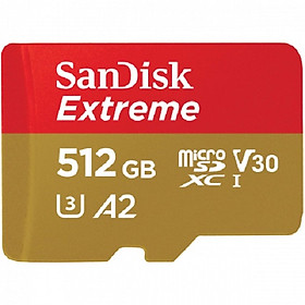Mua Thẻ Nhớ MicroSDXC SanDisk Extreme V30 A2 512GB 190MB/s SDSQXAV-512G (New 2022) - Hàng Nhập Khẩu