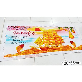 Mua (Đã Thêu) Tranh Thêu Chữ Thập Phong Cảnh Thuận Buồm Xuôi Gió 223158