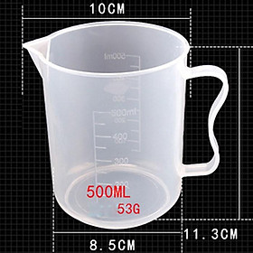 Mua Ca Đong Chia Vạch Bằng Nhựa 500ml (Bộ 4 Cái)