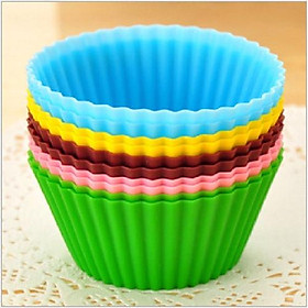 Mua Khuôn Bánh Cupcake Silicon Khay Khuôn Muffin Nhiều Mẫu Mã Đẹp Đặc Sắc Tái Sử Dụng Nhiều Lần - CUPCAKESILI