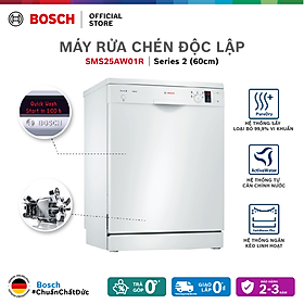 Mua Máy Rửa Chén Bát Độc Lập 12 Bộ Bosch SMS25AW01R - Series 2 (60cm) - Hàng chính hãng