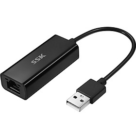 Mua DÂY CÁP CHUYỂN ĐỔI USB 2.0 RA CỔNG LAN SAR001 SSK - HÀNG CHÍNH HÃNG
