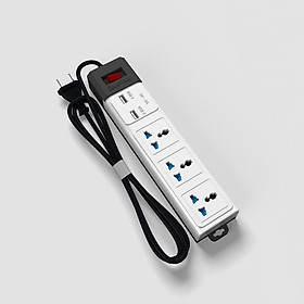 Mua Ổ cắm kéo dài đa năng USB 3m-5m chính hãng Rạng Đông Model: OC02.USB 3C/3M/10A