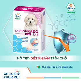 BOSSEN - PRIMO PRADO Hỗ trợ Giảm Nhiễm Khuẩn cho Chó - Hộp 5 viên