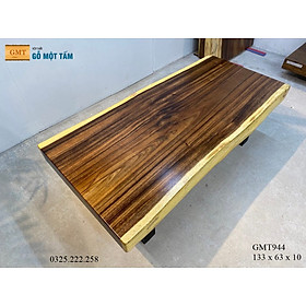 Mua Bàn Gỗ Me Tây Nguyên Tấm  Bàn Cafe Gỗ Me Tây  Bàn Sofa Gỗ Me Tây Dài 1 33m Rộng 63cm Dày 10cm