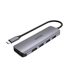 Mua CÁP CHUYỂN TYPE-C RA 3 USB 3.0 + HDMI + TF/SD UNITEK H1107F HÀNG CHÍNH HÃNG