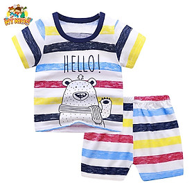 Bộ Quần Áo Bé Trai ,Gái  NT KIDS Chất Liệu COTTON Họa Tiết Vui Vẻ