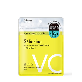 Mặt Nạ Saborino Làm Sáng Phục Hồi Và Dưỡng Ẩm Chuyên Sâu Medical Facial Sheet Mask Brightening 10 Miếng