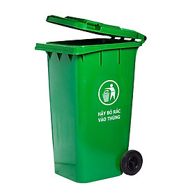 Mua Thùng rác nhựa 120L màu xanh