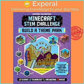 Hình ảnh Sách - Minecraft STEM Challenge: Build a Theme Park by Anne Rooney (UK edition, paperback)