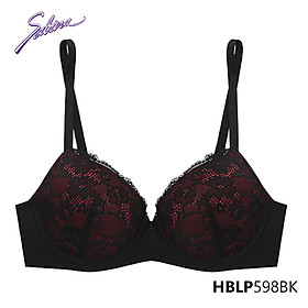 Áo Lót Mút Dày Vừa Nâng Ngực Phối Ren Màu Đen Habpy Lady By Sabina HBLP598BK