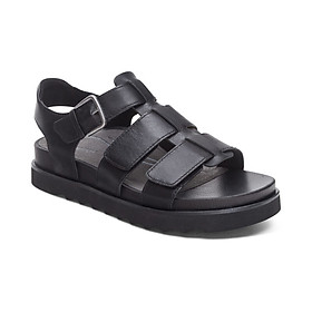 Giày sức khỏe nữ Aetrex Romy Black - sandal đế đệm nâng vòm chân cho bàn chân bẹt