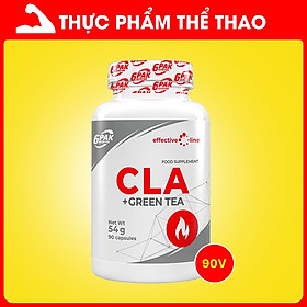 Viên Đốt Mỡ CLA+GREEN TEA (90 viên) - Hàng chính hãng 6PAK Nutritiom