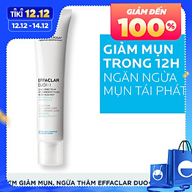 Kem Dưỡng Giảm Mụn, Ngừa Thâm, Thông Thoáng Lỗ Chân Lông La Roche-Posay Effaclar Duo+ 40ml