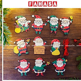 Dây Hình Gỗ Trang Trí Giáng Sinh - Bách Mộc - Set 1