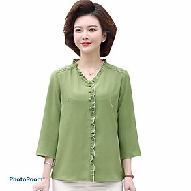 Áo kiểu duyên dáng tay lỡ cho ngừoi lớn tuổi  BT02-0820