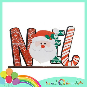 Mua Chữ NOEL để bàn bằng gỗ 18 x 10 cm trang trí giáng sinh