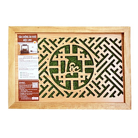 Mua Tấm chống ám khói Mộc Linh 41x61 chữ Lộc màu Vàng