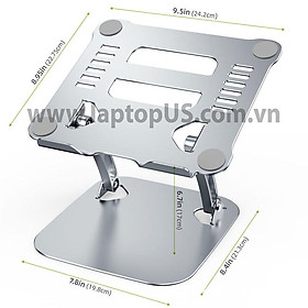 Mua Giá đỡ Laptop Tản Nhiệt Nhôm Quạt Mát Mẻ