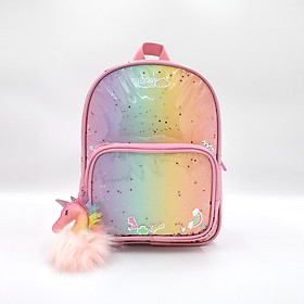 Ba Lô CLEVER HIPPO Rainbow - Glitter Galaxy BH2201/GALAXY