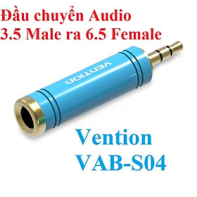 [ 3.5mm ra 6.5mm ] Đầu chuyển audio 3.5 male ra 6.5 Female Vention VABS04 - Hàng chính hãng