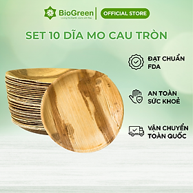 Mua SET 10 ĐĨA MO CAO SIZE 15CM/20CM/25CM ĐỰNG THỨC ĂN  BBQ .. AN TOÀN SỨC KHỎE BẢO VỆ MÔI TRƯỜNG