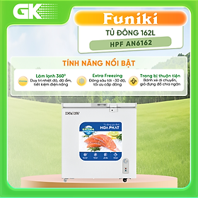 Mua Tủ Đông Hòa Phát HPF AN6162 162 Lít Dàn Nhôm - Hàng chính hãng( Chỉ giao HCM)